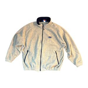 Vintage Penfield Gray Navy Full Zip Polartec Fleece Jacket Made in USA XL